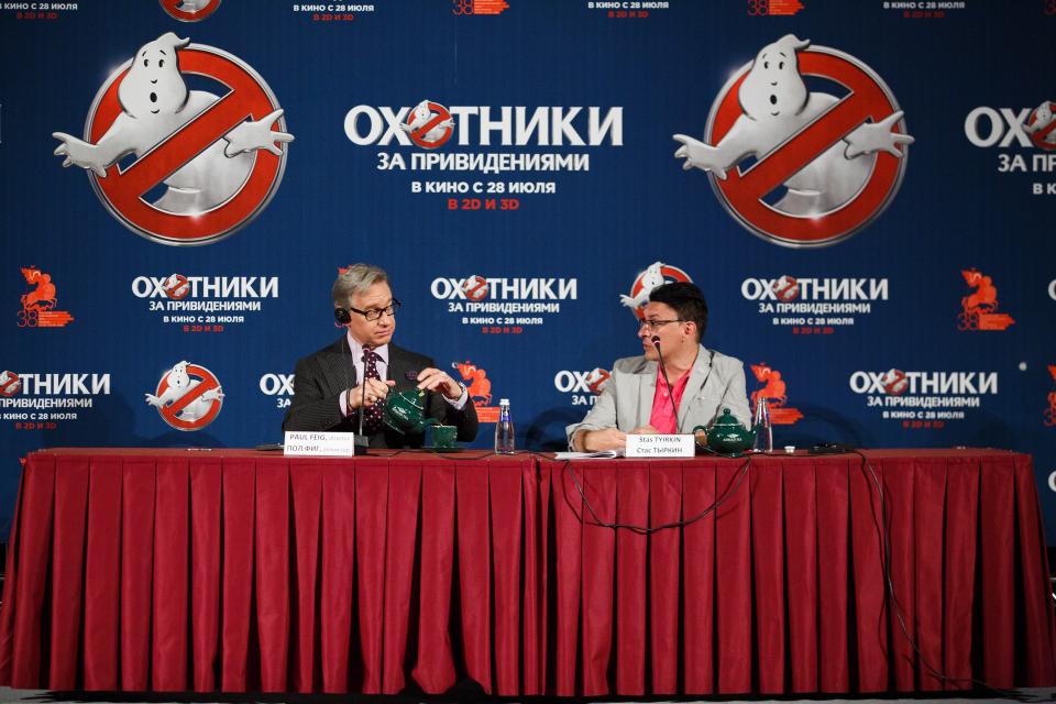 Пресс-конференция Охотники за привидениями
